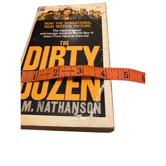 The Dirty Dozen by E M Nathanson Paperback Book Novel 1967 - Picture 12 of 14